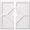 Ekena Millwork Embry Architectural Grde PVC Contemporary Ceiling Medallion, Two Piece, 28"OD x 3"ID x 9 3/4"C x 1"P CMP28EY2-03000 - alternate 1